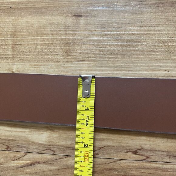 NWOT LEVI’S Men’s Sz 44 Brown 100% Full Grain Bovine Leather Belt Western Work - Picture 10 of 16